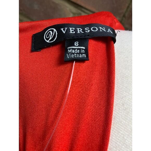 Versona Coral Sleeveless Crop Wide-Leg Jumpsuit Size 6 NWT - Picture 5 of 7